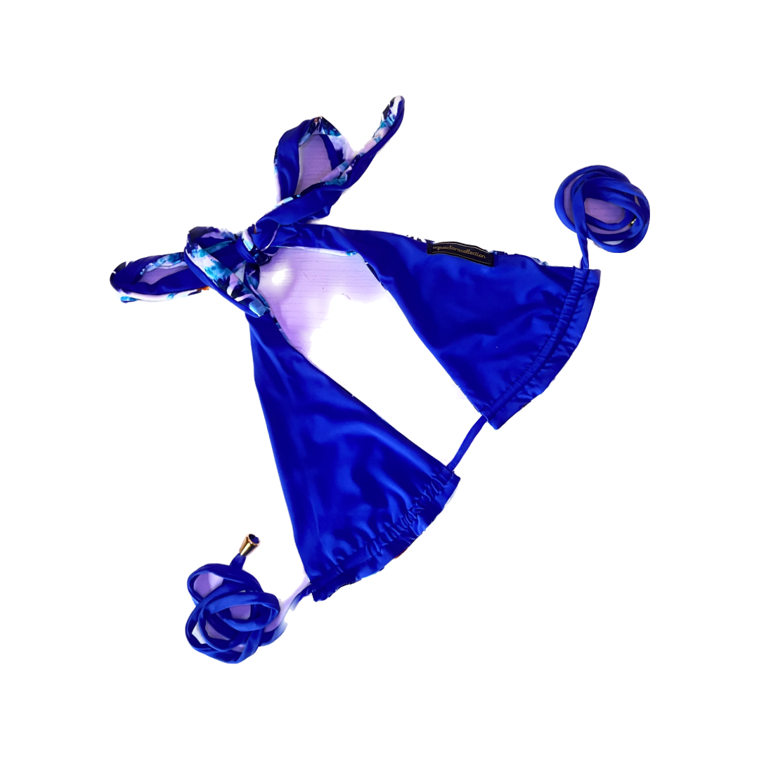 Long Triangle Top in Royal Blue
