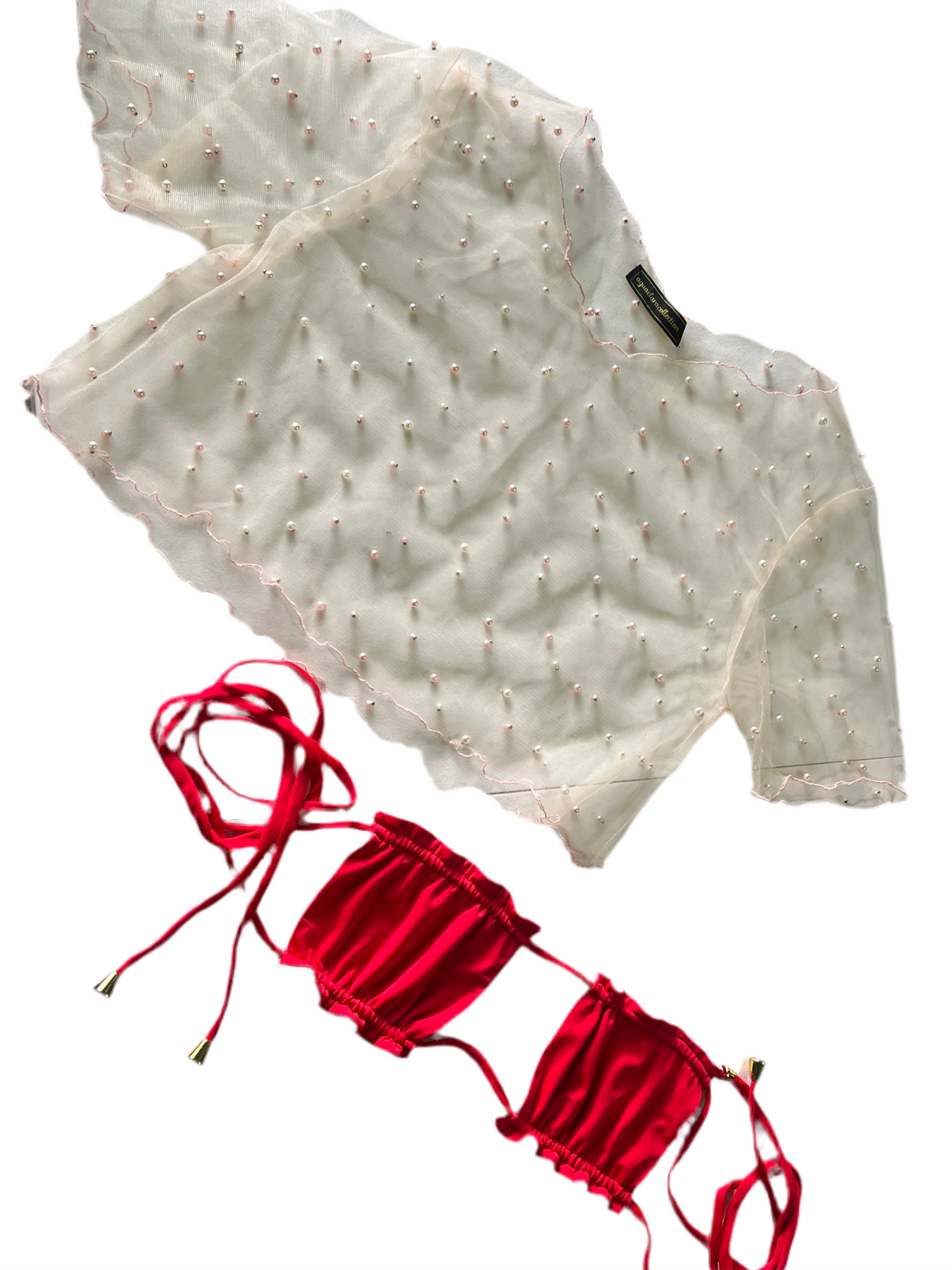 Concha top small rojo