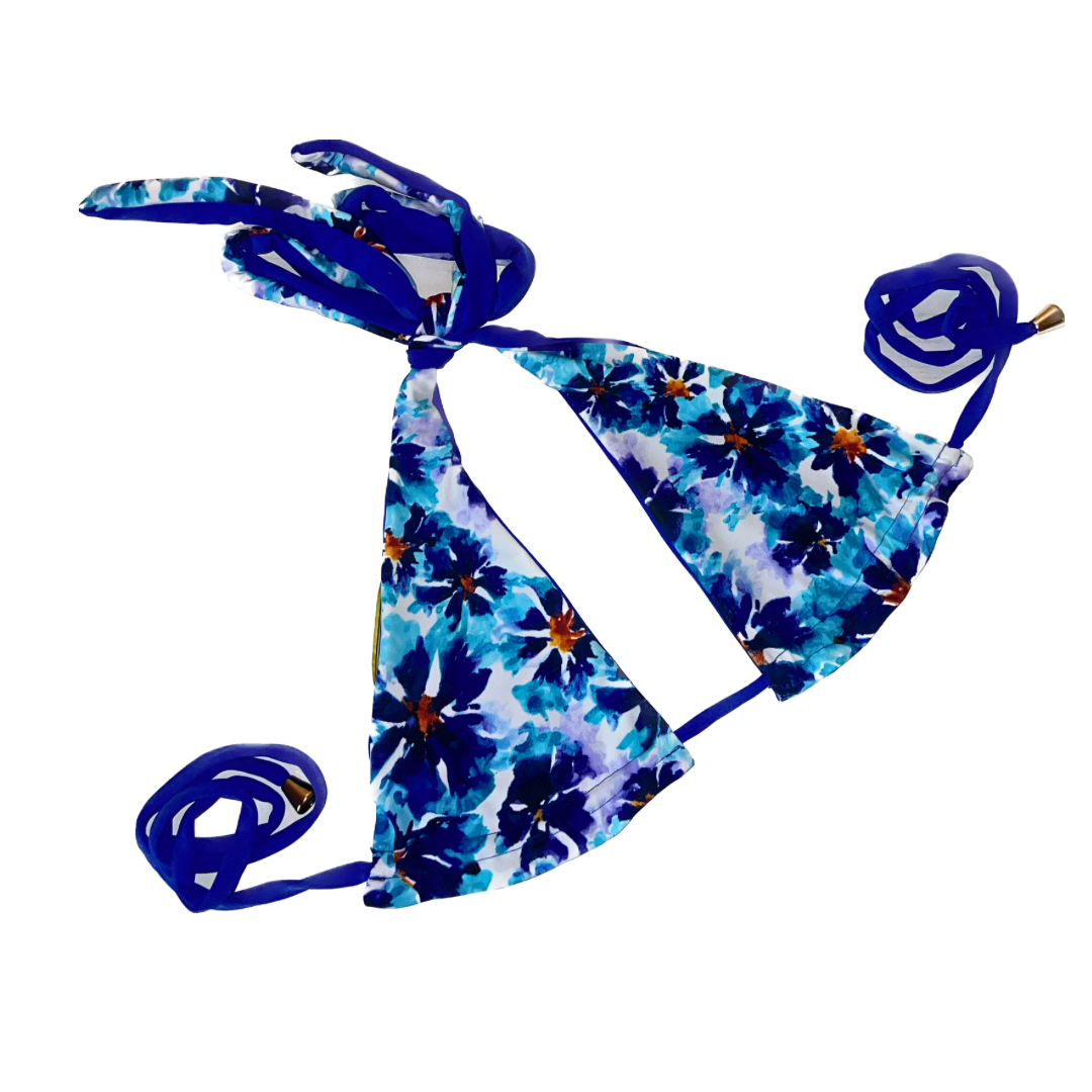 Long Triangle Top in Royal Blue