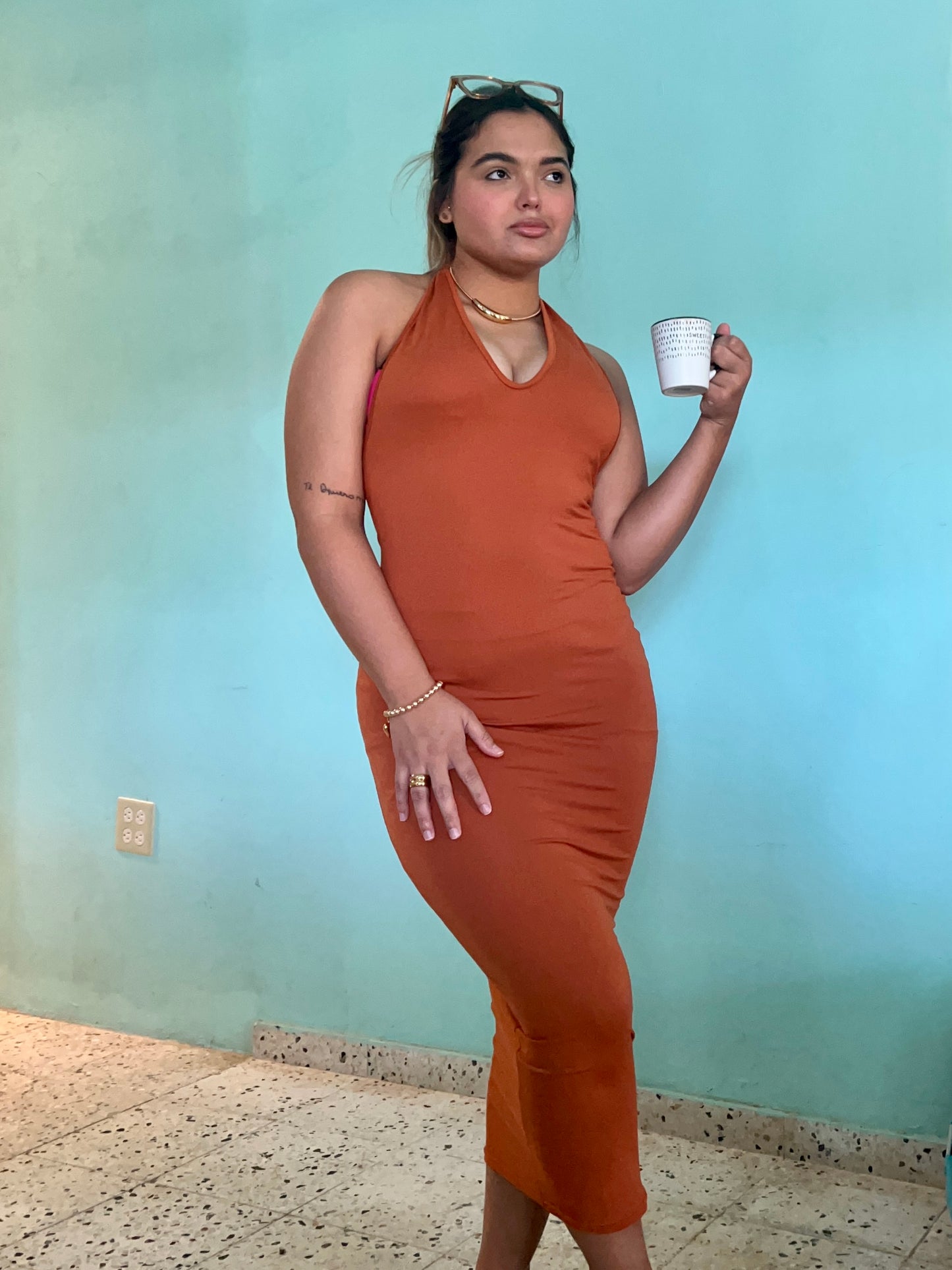 Terracota Maxi Dress