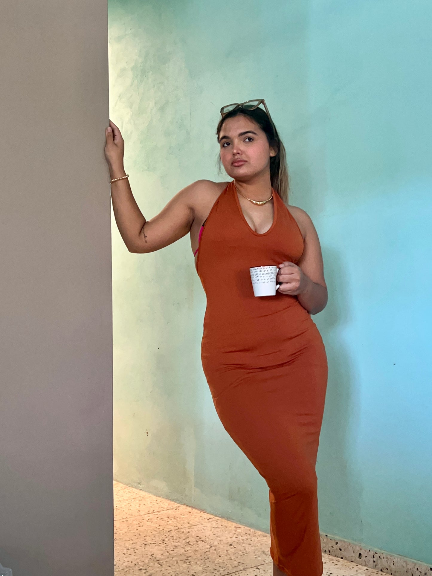 Terracota Maxi Dress