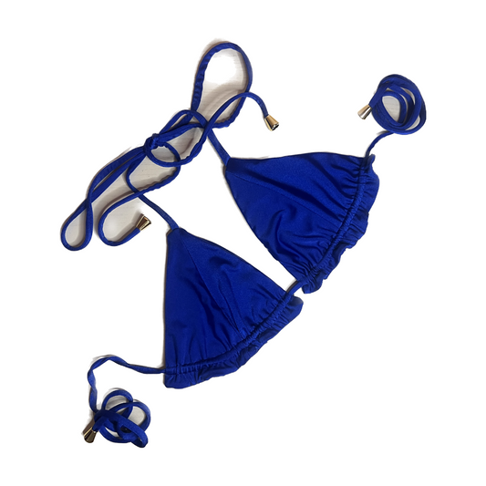 Triangle top M/L en azul royal